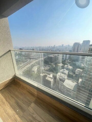 Balcony in 1 BHK Apartment at Ashar Axis, Majiwada – for Rent