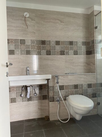 Bathroom in 2 BHK Apartment at Merlin Elita Garden Vista Phase 2, New Town – for Sale