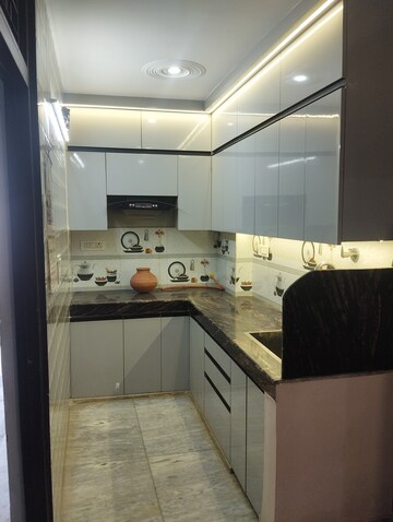 Kitchen in 2 BHK Builder Floor at Vipin Garden – for Rent