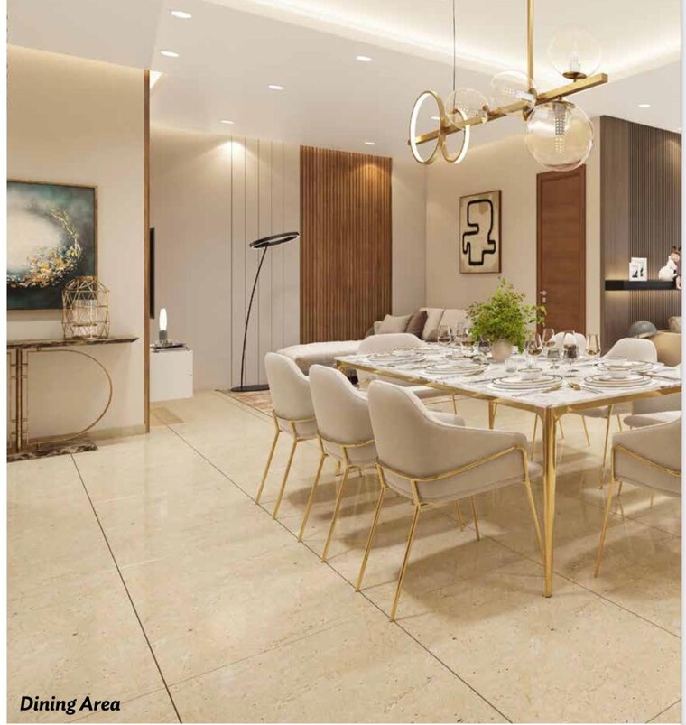 Dining area, aerocity 3 Bedroom 2695 Sq.Ft. Apartment In Aerocity Mohali 9141690