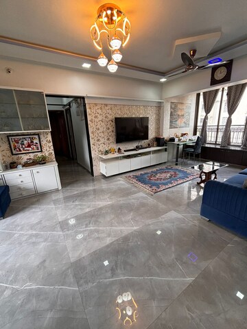 Living Room in 2 BHK Apartment at Swastik Regalia, Waghbil – for Rent