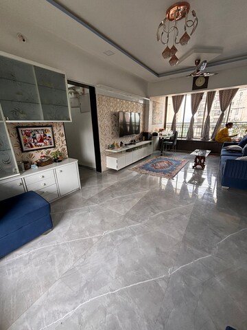 Living Room in 2 BHK Apartment at Swastik Regalia, Waghbil – for Rent