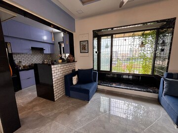 Living Room in 2 BHK Apartment at Swastik Regalia, Waghbil – for Rent