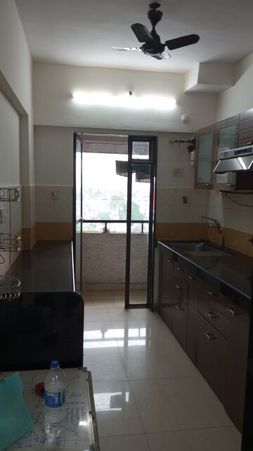 Kitchen in 2 BHK Apartment at Nirlac Solitaire Tower, Manpada – for Sale