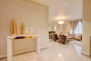 Living Room in 4 BHK Apartment at Aerocity – for Sale