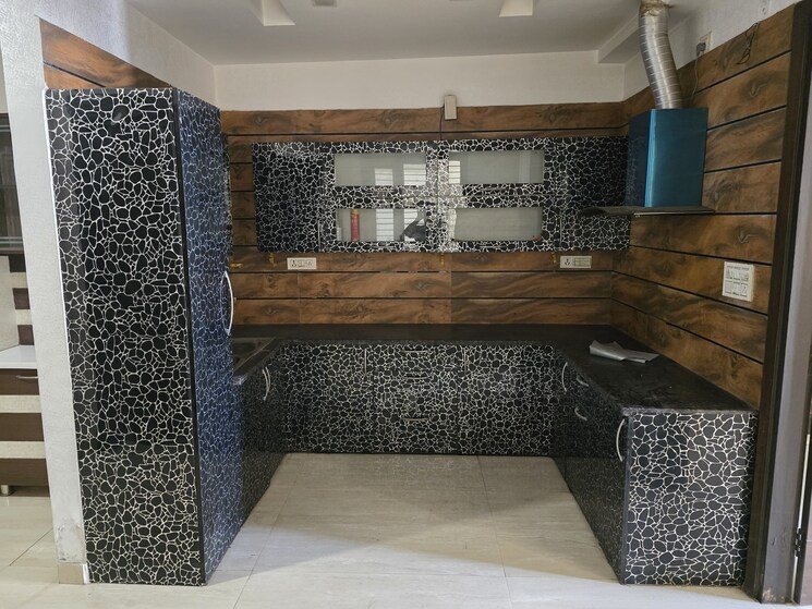 Kitchen, niti khand i 3 Bedroom 1800 Sq.Ft. Apartment In Niti Khand I Ghaziabad 9142059