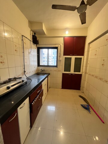 Kitchen in 1 BHK Apartment at Saibaba Vihar Complex, Kavesar – for Rent