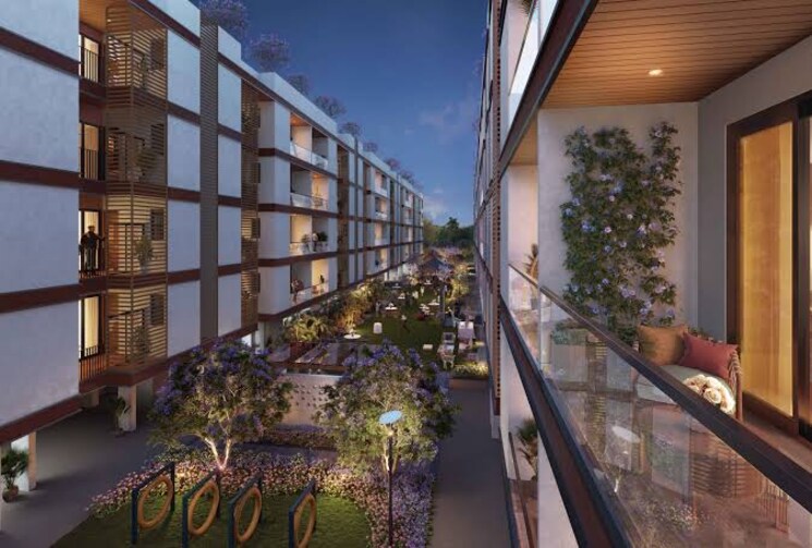 Balcony, adani-samsara 3 Bedroom 1912 Sq.Ft. Builder Floor In Sector 60 Gurgaon 9142108