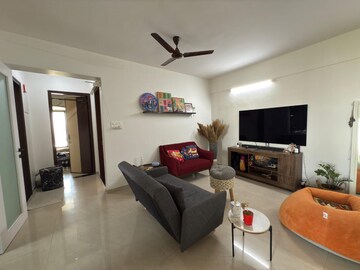 Living Room in 3 BHK Apartment at Serenity Heights, Malad West – for Rent