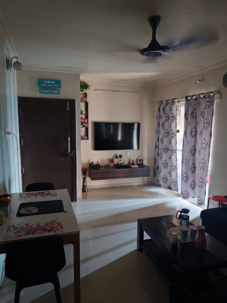 Living Room, soba-optima-apartment 2 Bedroom 900 Sq.Ft. Apartment In Anand Nagar Pune 9142126