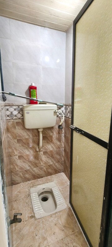 Bathroom in 1 BHK Apartment at Mahape – for Rent