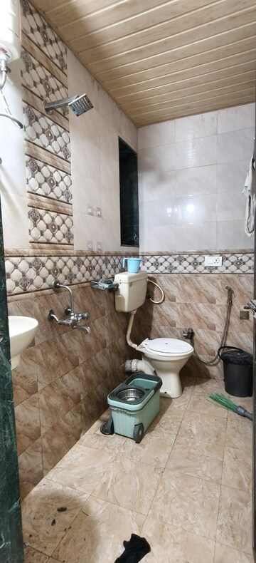 Bathroom in 1 BHK Apartment at Mahape – for Rent