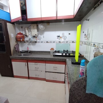 Kitchen in 1 BHK Apartment at Basera CHS Vashi, Vashi Sector 17 – for Rent