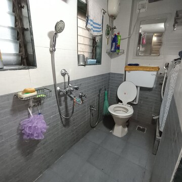 Bathroom in 1 BHK Apartment at Basera CHS Vashi, Vashi Sector 17 – for Rent