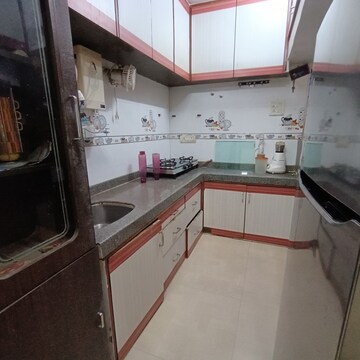 Kitchen in 1 BHK Apartment at Basera CHS Vashi, Vashi Sector 17 – for Rent