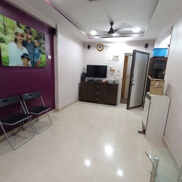 Living Room in 1 BHK Apartment at Basera CHS Vashi, Vashi Sector 17 – for Rent