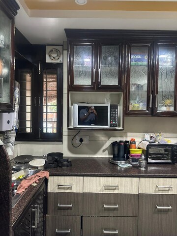 Kitchen in 4 BHK Apartment at Saya Zenith, Ahinsa Khand 2 – for Sale