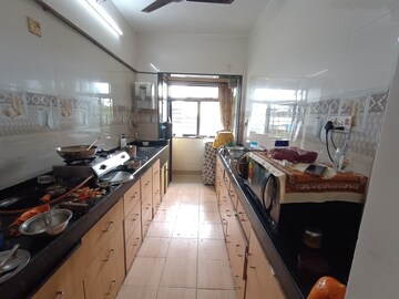 Kitchen in 2 BHK Apartment at Om Sai Shree CHS, Vashi Sector 28 – for Rent