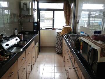 Kitchen in 2 BHK Apartment at Om Sai Shree CHS, Vashi Sector 28 – for Rent