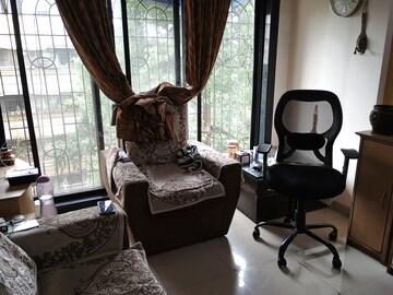 Living Room in 2 BHK Apartment at Om Sai Shree CHS, Vashi Sector 28 – for Rent