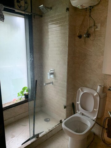 Bathroom in 3 BHK Builder Floor at East Of Kailash – for Rent