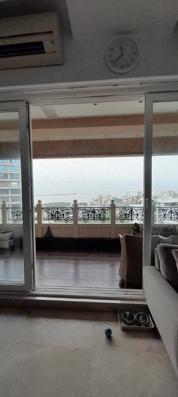 Balcony in 4 BHK Apartment at Bandra West – for Rent