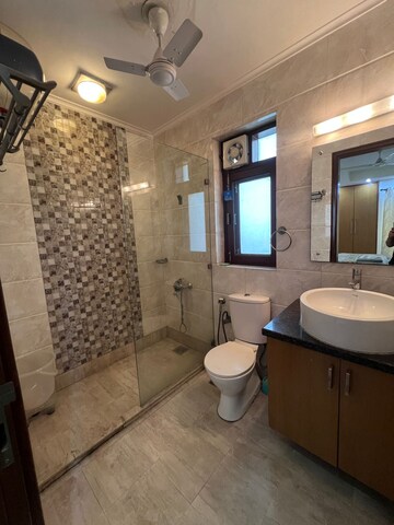 Bathroom in 3 BHK Builder Floor at Greater Kailash ii – for Rent