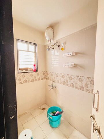 Bathroom in 2 BHK Apartment at Shiv Malhar Wakad, Wakad – for Rent