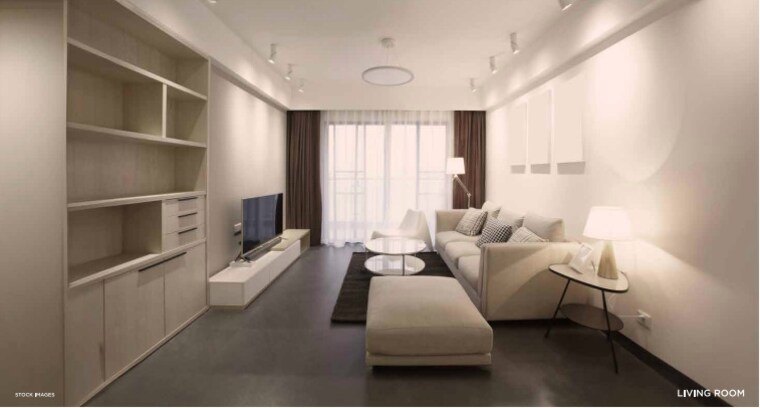 Living Room, khanda colony 2 Bedroom 762 Sq.Ft. Apartment In Khanda Colony Navi Mumbai 9142542