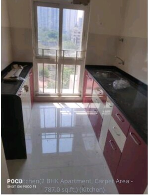 Kitchen in 2 BHK Apartment at Lodha Luxuria Priva, Majiwada – for Sale