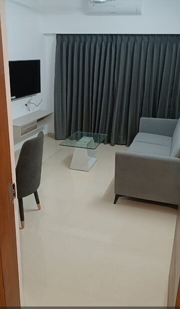 Living Room in 1 BHK Apartment at Dimple 19 North, Kandivali West – for Rent