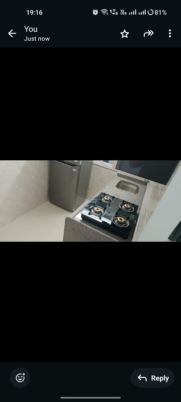 Kitchen in 1 BHK Apartment at Dimple 19 North, Kandivali West – for Rent