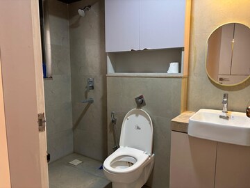 Bathroom in 1 BHK Apartment at SIPL Sarit, Andheri East – for Rent
