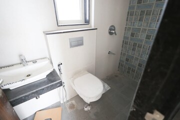 Bathroom in 2 BHK Apartment at Sheth Zuri, Laxmi Nagar – for Rent
