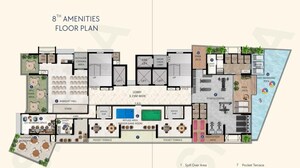 Floor Plan in 3 BHK Apartment at Borivali West – for Sale