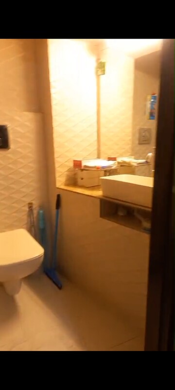 Bathroom in 1 BHK Apartment at Jasdanwala Building, Bhuleshwar – for Rent