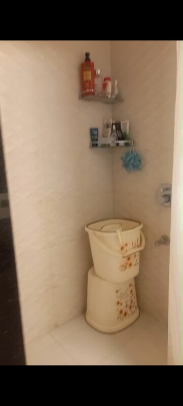 Bathroom in 1 BHK Apartment at Jasdanwala Building, Bhuleshwar – for Rent