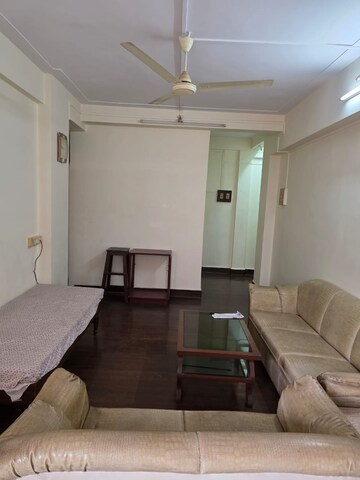 Living Room in 1.5 BHK Apartment at Kamla Airbus, Andheri East – for Rent