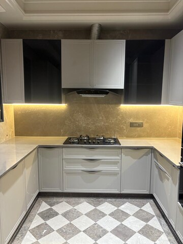 Kitchen in 3 BHK Builder Floor at Greater Kailash I – for Rent
