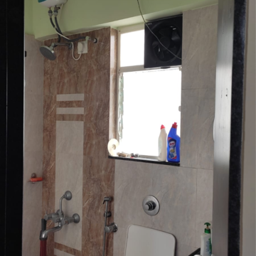 Bathroom in 2 BHK Apartment at Yashwin Jeevan and Orchid, Mahalunge – for Rent