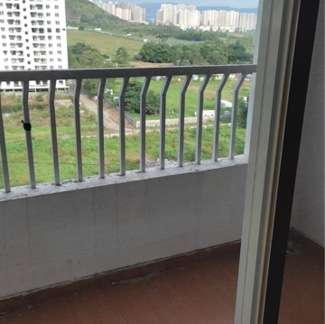 Balcony in 2 BHK Apartment at Yashwin Jeevan and Orchid, Mahalunge – for Rent