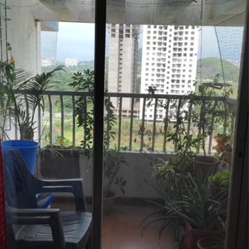 Balcony in 2 BHK Apartment at Yashwin Jeevan and Orchid, Mahalunge – for Rent