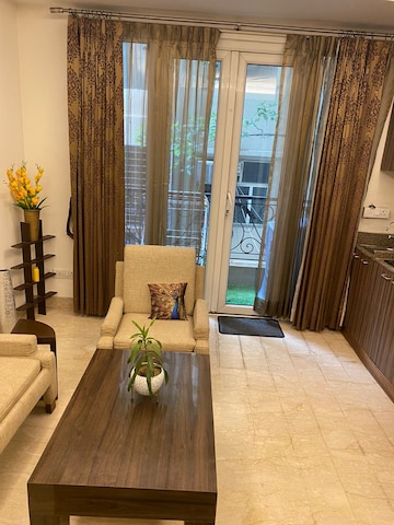 Living Room in Studio Apartment at Panchsheel Park – for Rent