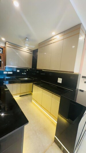 Kitchen in 3 BHK Builder Floor at East Of Kailash – for Sale