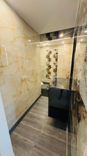 Bathroom in 3 BHK Builder Floor at East Of Kailash – for Sale