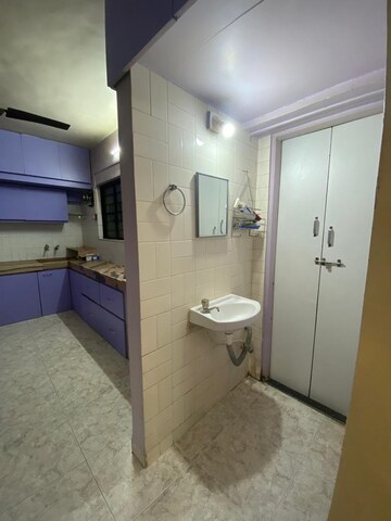 Bathroom in 2 BHK Apartment at Dhanraj Park Society, Wakad – for Rent