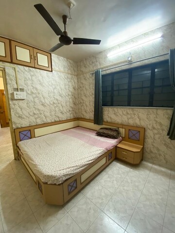 Bedroom in 2 BHK Apartment at Dhanraj Park Society, Wakad – for Rent