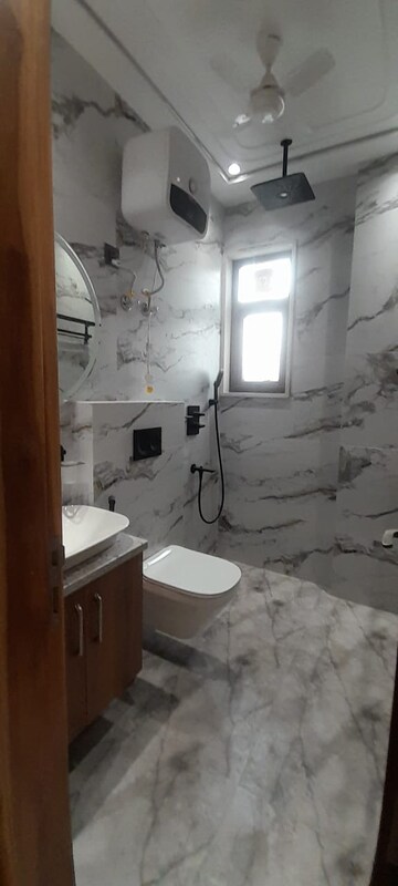 Bathroom in 4 BHK Builder Floor at Chittaranjan Park – for Rent