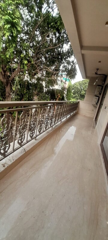Balcony in 4 BHK Builder Floor at Chittaranjan Park – for Rent