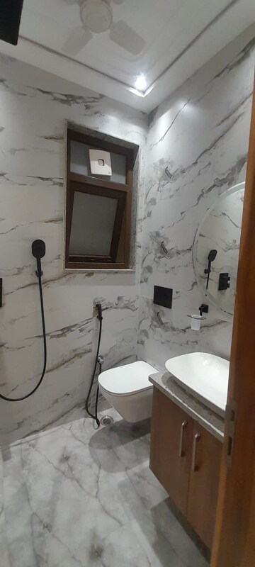 Bathroom in 4 BHK Builder Floor at Chittaranjan Park – for Rent